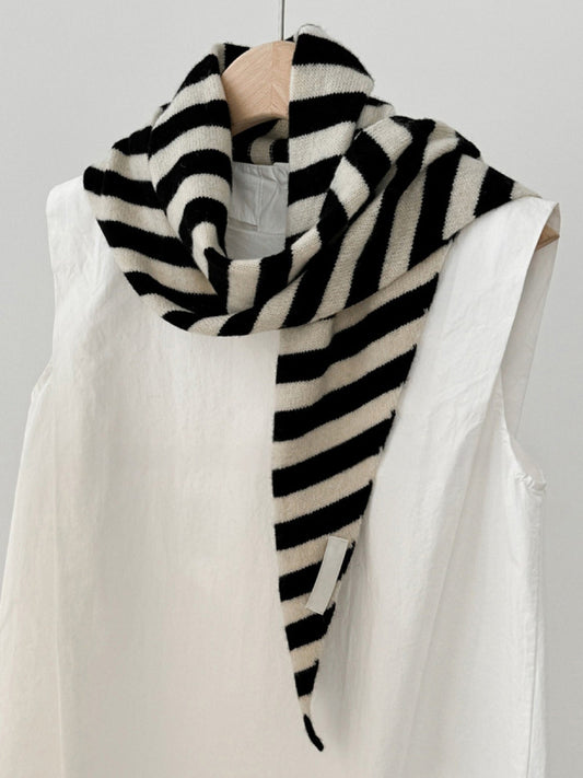 Australian Wool Striped Scarf