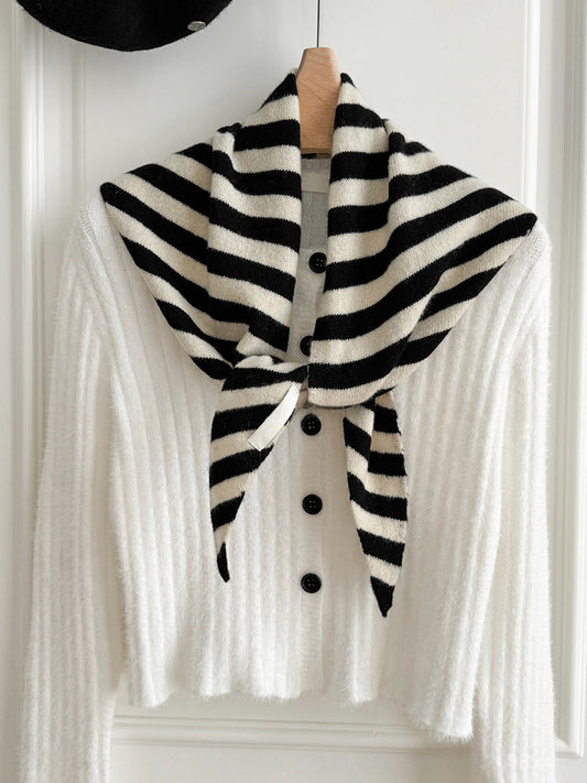 Australian Wool Striped Scarf