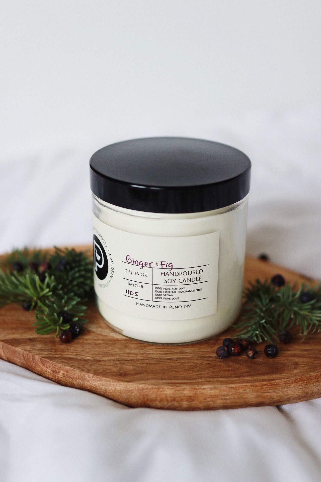 Hand-Poured Soy Wax Candles | Phthlate-Free, Clean Burning