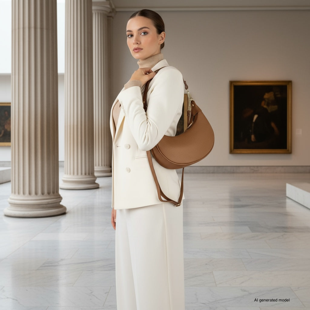Italian Full-Grain Leather Shoulder Bag | Verona