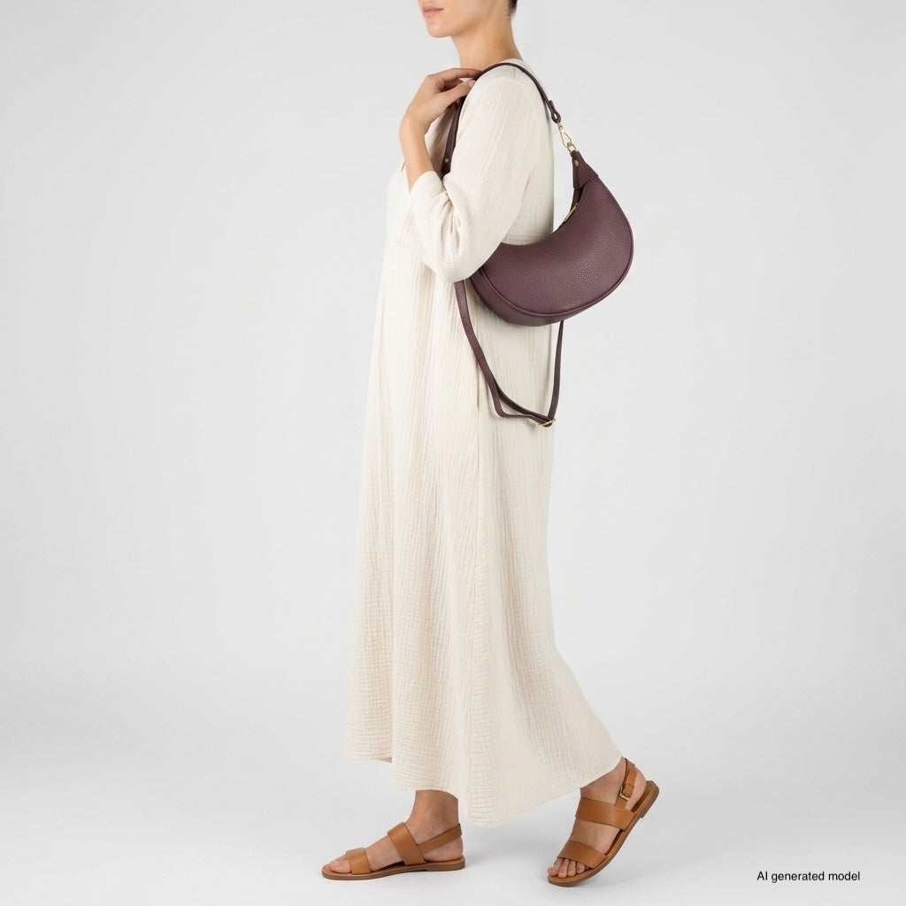 Italian Full-Grain Leather Shoulder Bag | Verona