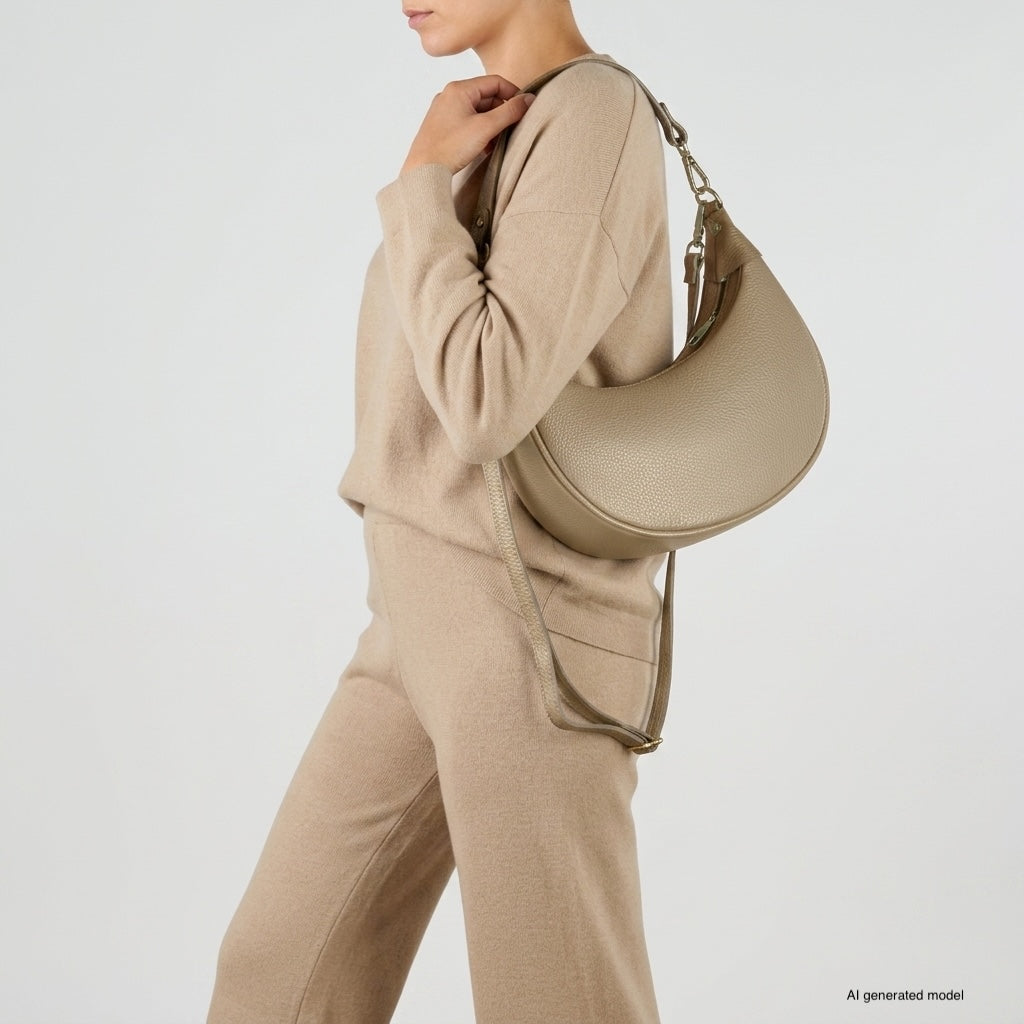 Italian Full-Grain Leather Shoulder Bag | Verona