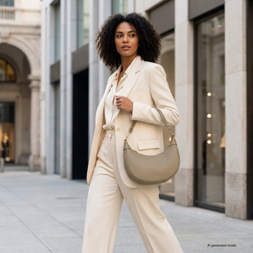 Italian Full-Grain Leather Shoulder Bag | Verona