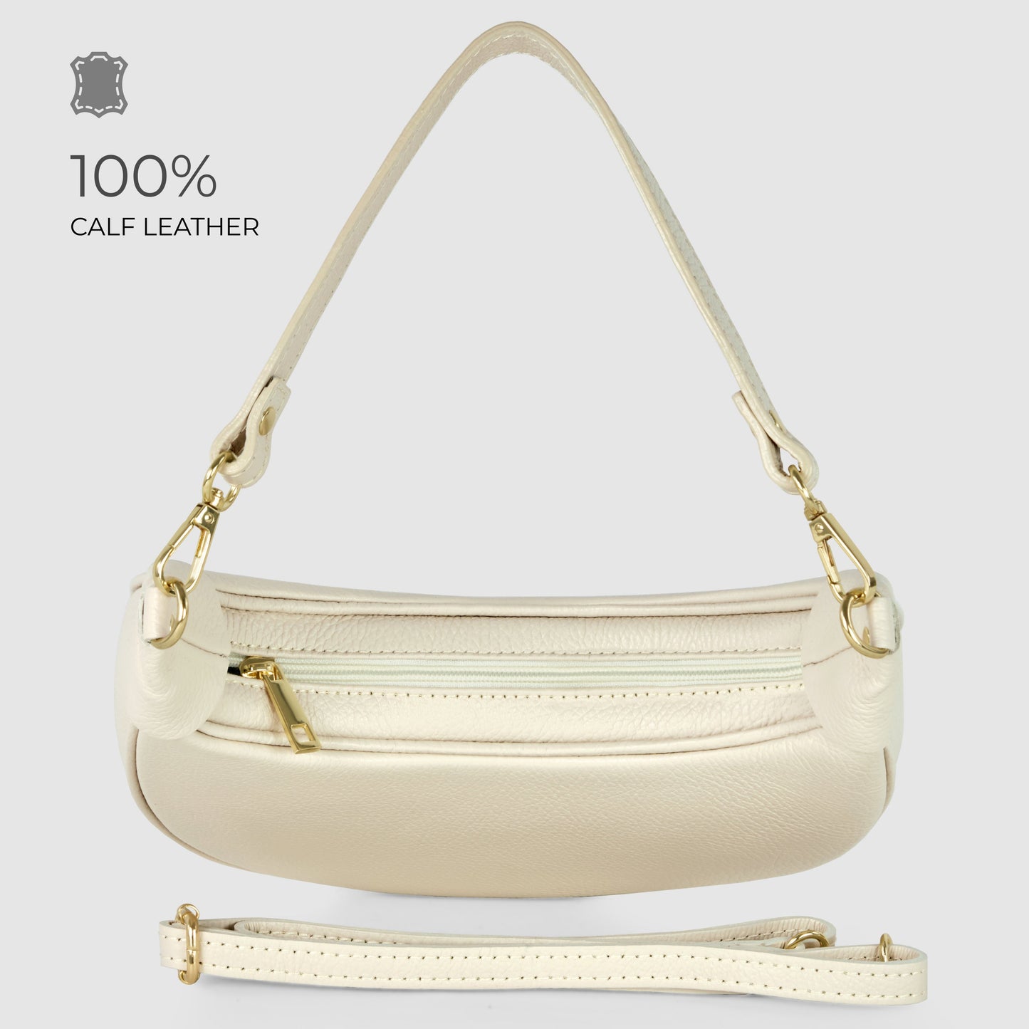 Italian Full-Grain Leather Shoulder Bag | Verona