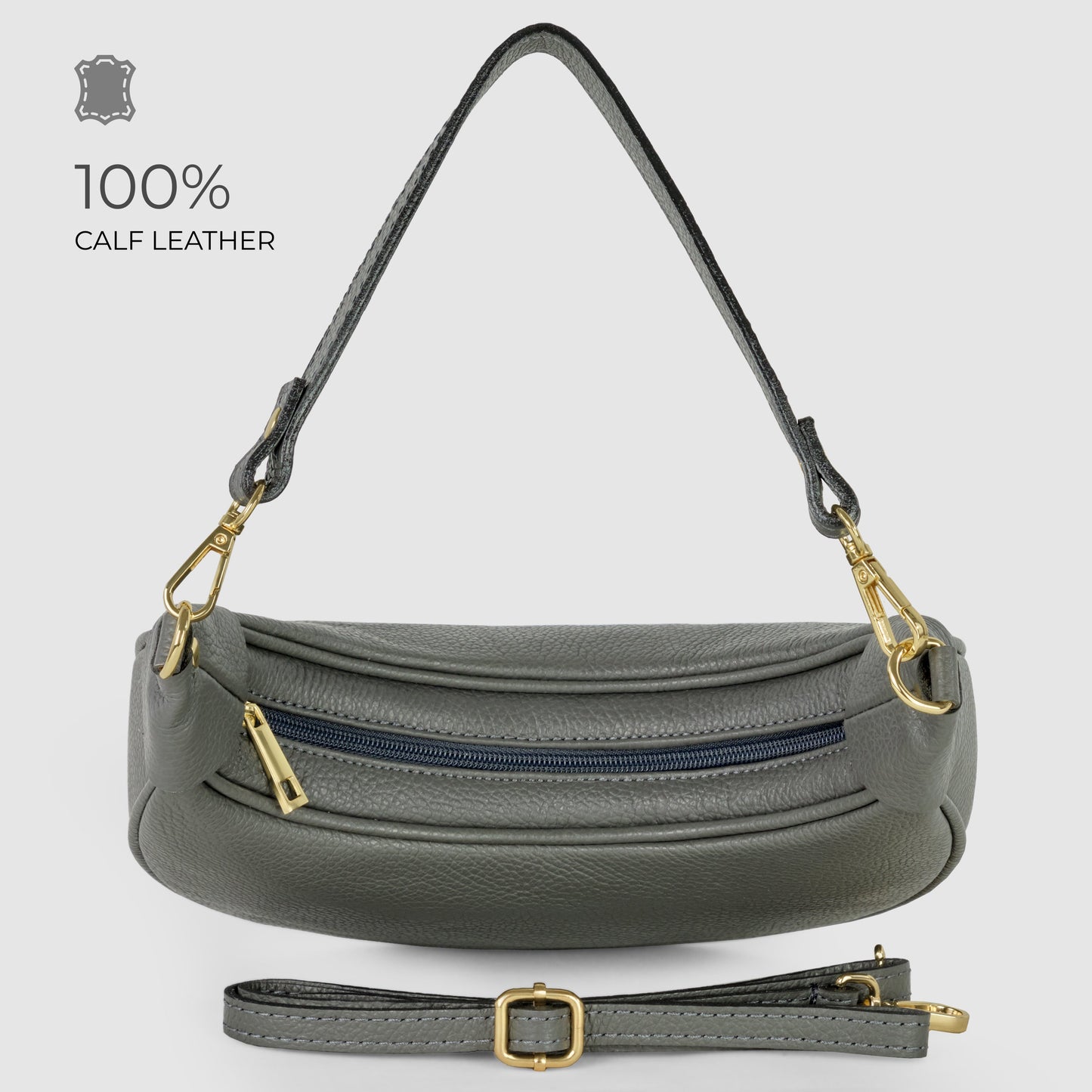 Italian Full-Grain Leather Shoulder Bag | Verona